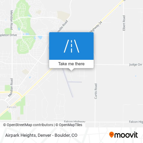 Airpark Heights map