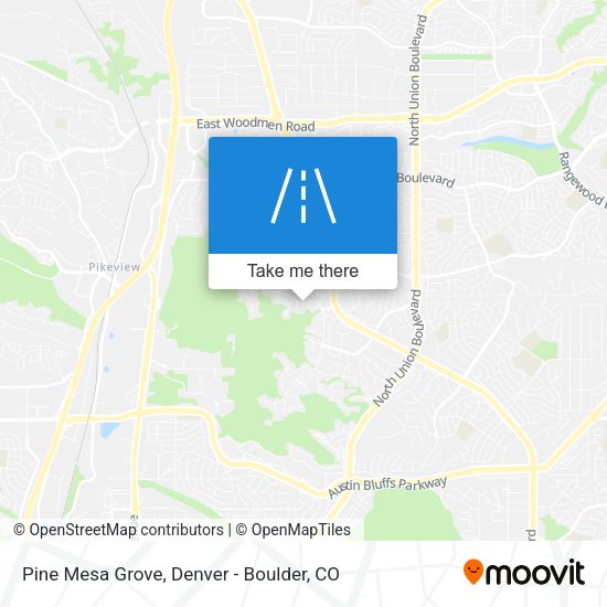 Mapa de Pine Mesa Grove