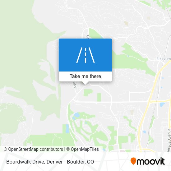 Mapa de Boardwalk Drive