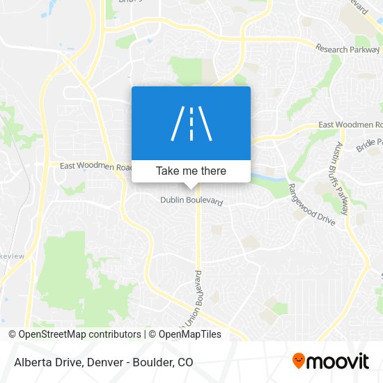 Mapa de Alberta Drive