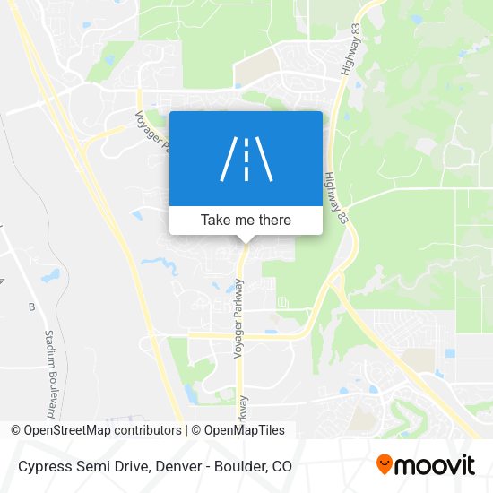 Cypress Semi Drive map