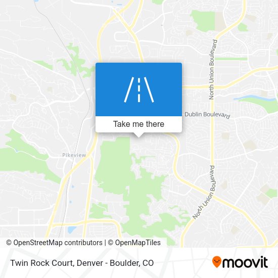 Twin Rock Court map