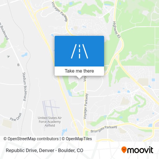 Mapa de Republic Drive