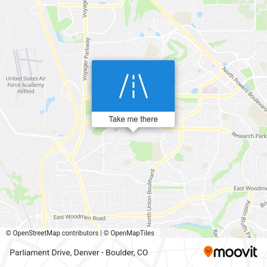 Mapa de Parliament Drive