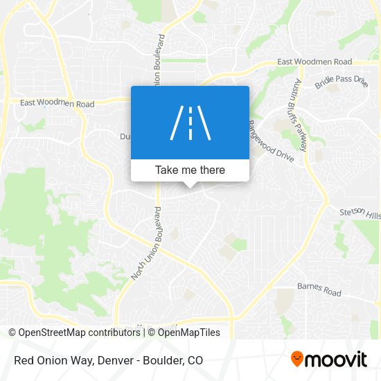 Red Onion Way map