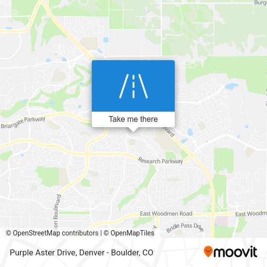 Purple Aster Drive map