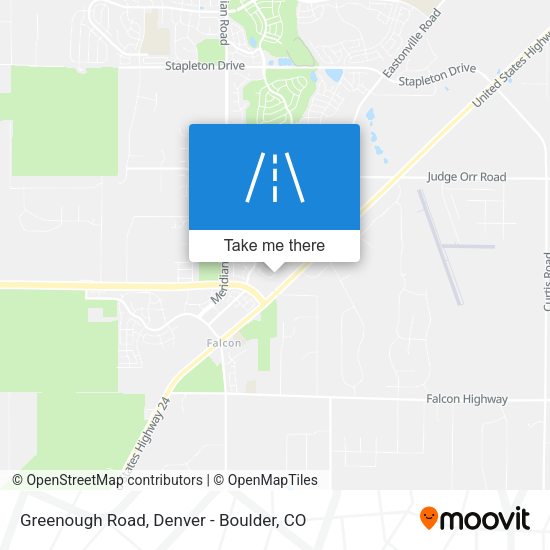 Greenough Road map