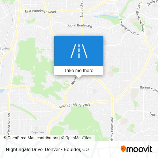 Mapa de Nightingale Drive