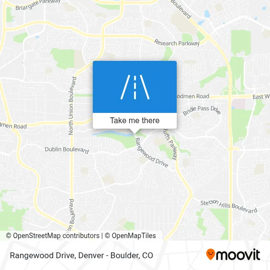 Rangewood Drive map