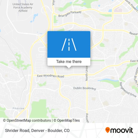 Shrider Road map