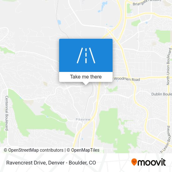 Ravencrest Drive map