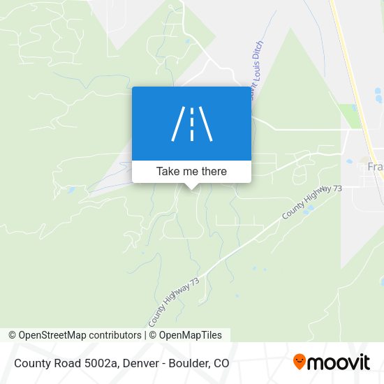 County Road 5002a map