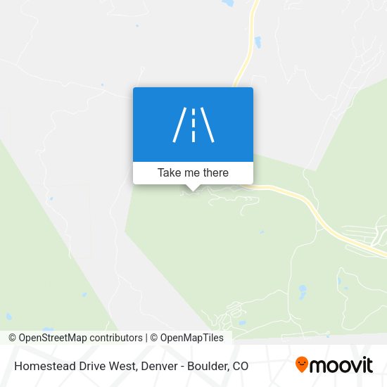 Homestead Drive West map