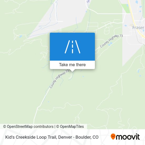 Mapa de Kid's Creekside Loop Trail