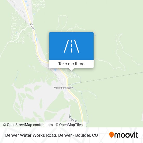 Denver Water Works Road map