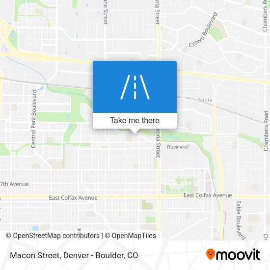 Macon Street map