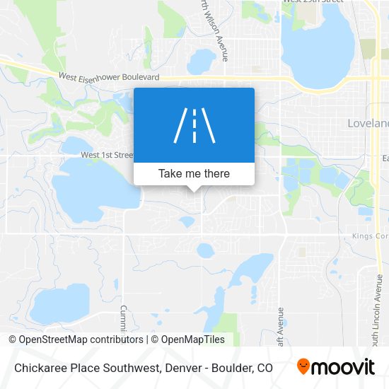 Chickaree Place Southwest map