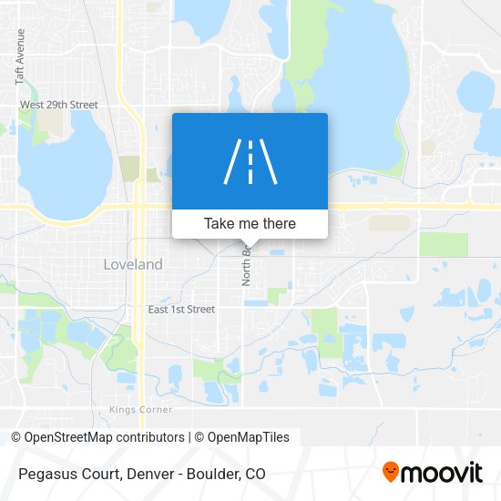 Pegasus Court map