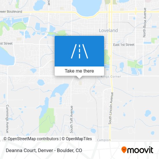 Deanna Court map