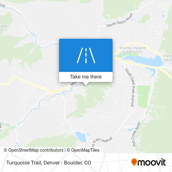 Turquoise Trail map
