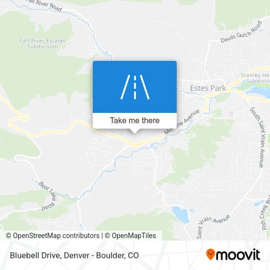 Bluebell Drive map