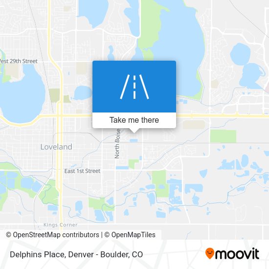 Delphins Place map