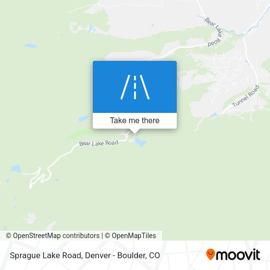 Mapa de Sprague Lake Road