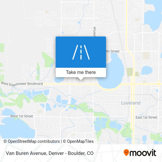 Van Buren Avenue map