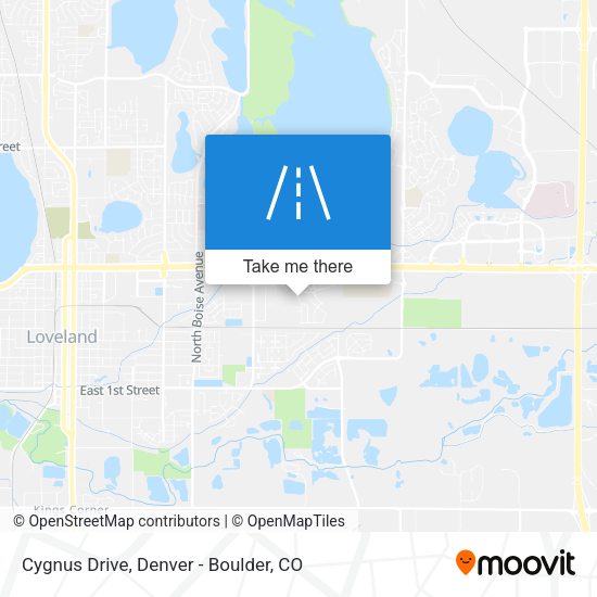 Cygnus Drive map