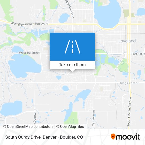 South Ouray Drive map