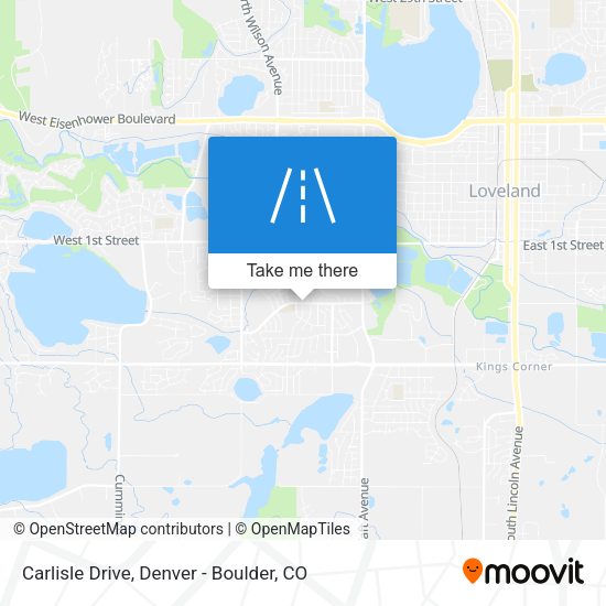 Carlisle Drive map