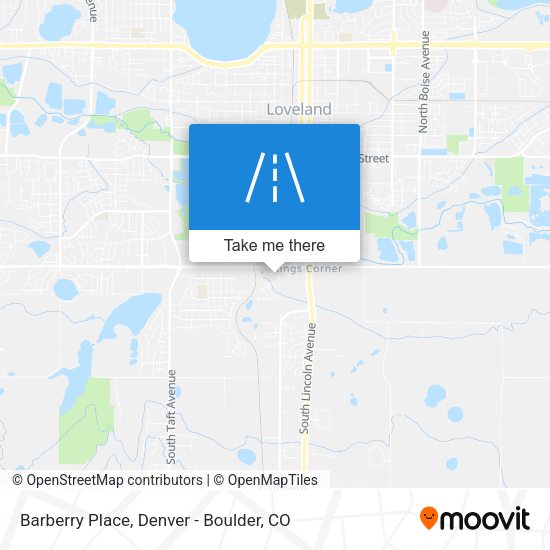 Barberry Place map