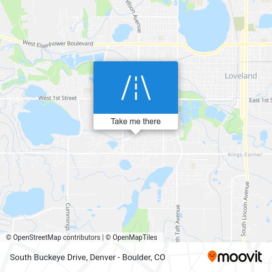 South Buckeye Drive map