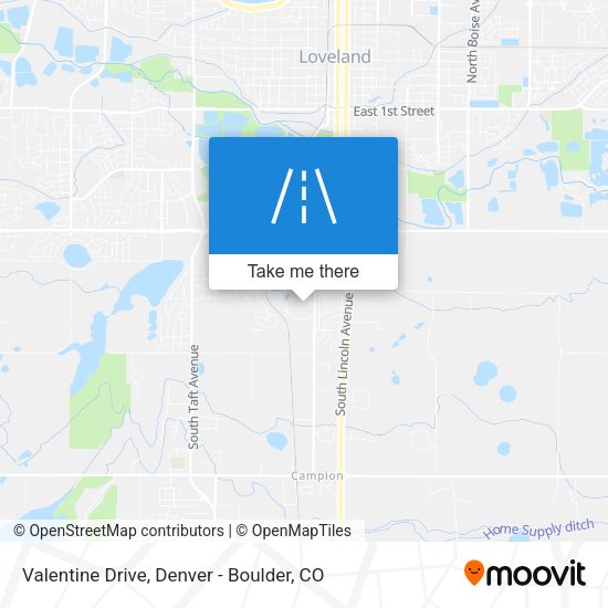 Valentine Drive map