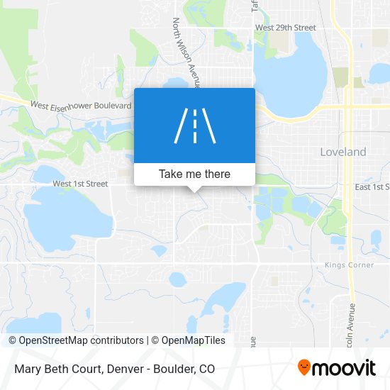 Mapa de Mary Beth Court