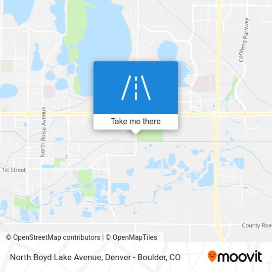 Mapa de North Boyd Lake Avenue