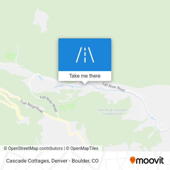 Cascade Cottages map