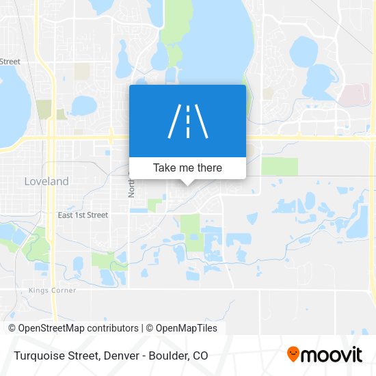 Turquoise Street map