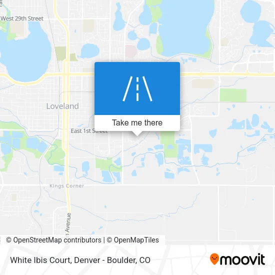 White Ibis Court map