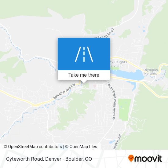 Cyteworth Road map
