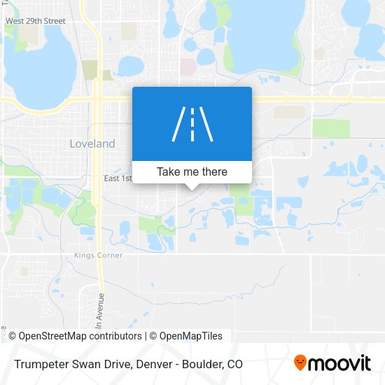 Trumpeter Swan Drive map