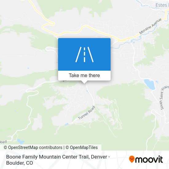Boone Family Mountain Center Trail map