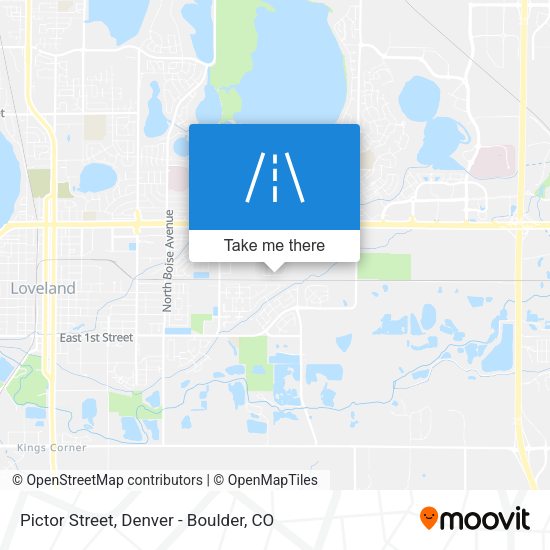 Pictor Street map