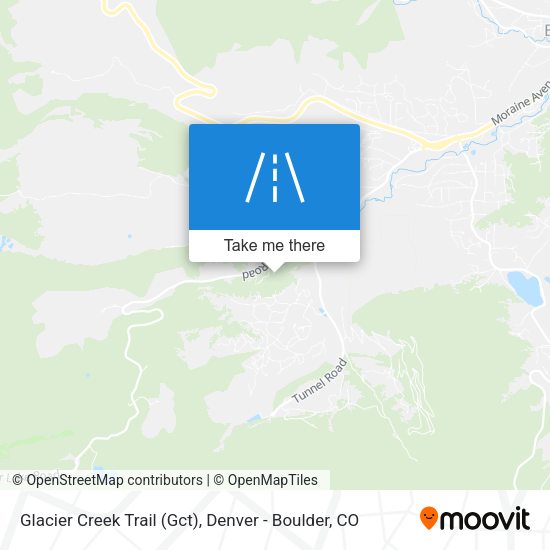 Glacier Creek Trail (Gct) map