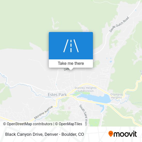 Black Canyon Drive map