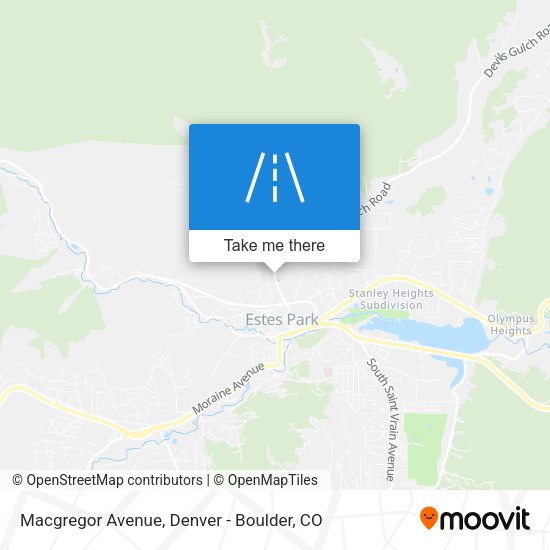 Macgregor Avenue map