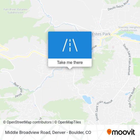 Middle Broadview Road map