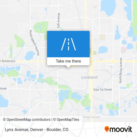 Lynx Avenue map
