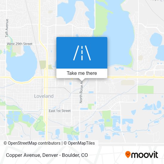 Copper Avenue map