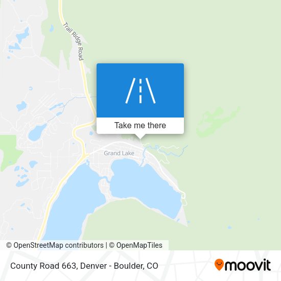 County Road 663 map